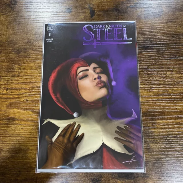 Dark Knights Of Steel #1 * Nm+ * Carla Cohen Exclusive Harley Quinn Variant Dc
