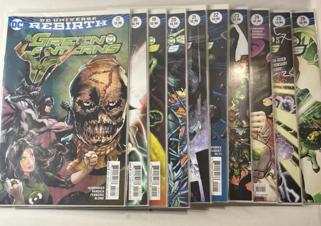 Green Lanterns Rebirth 17-28 Missing 27 Comic Lot Run Set (11) 2016 NM DC Comics