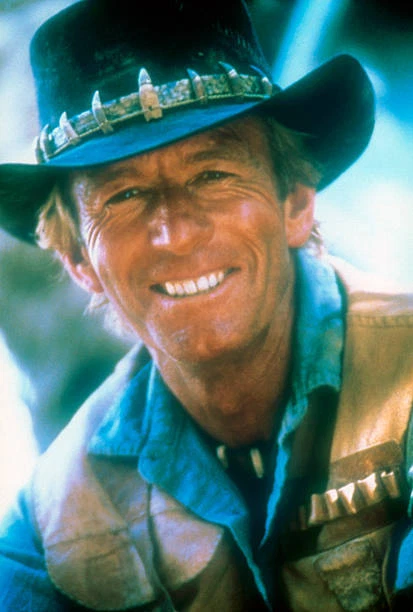 AUSTRALIAN ACTOR PAUL Hogan filming Crocodile Dundee in 1986 on - Old ...