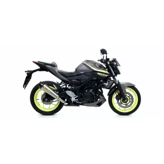 ARROW Terminale Street Thunder Titanio con fondello carby Yamaha MT-03 2018 2019 3