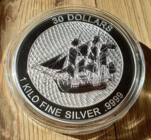 1 Kg Silbermünze Cook Islands Bounty 2020 Silber Münze Kilogramm