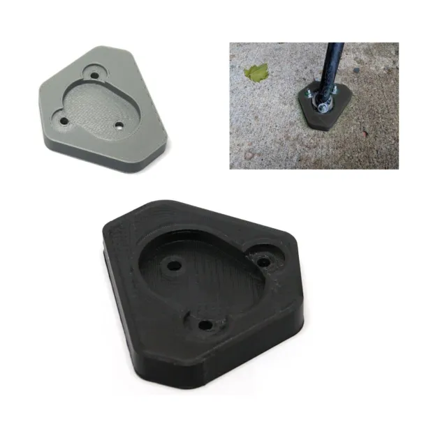 Foot Side Stand Enlarger Kickstand Extension Pad Support for BMW G650X G650 X