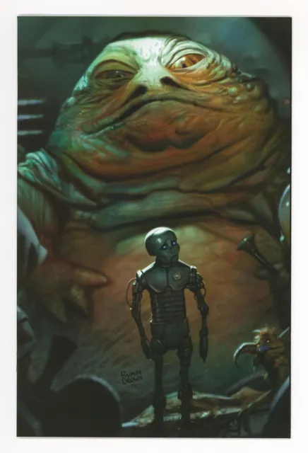 STAR WARS RETURN OF THE JEDI JABBA'S PALACE #1 Brown 1:100 Virgin Variant NM