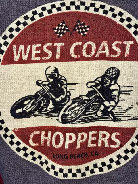 Jesse James West Coast Choppers Women’s Thermal Long Beach L Vintage
