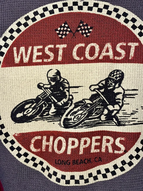 Jesse James West Coast Choppers Women’s Thermal Long Beach L Vintage
