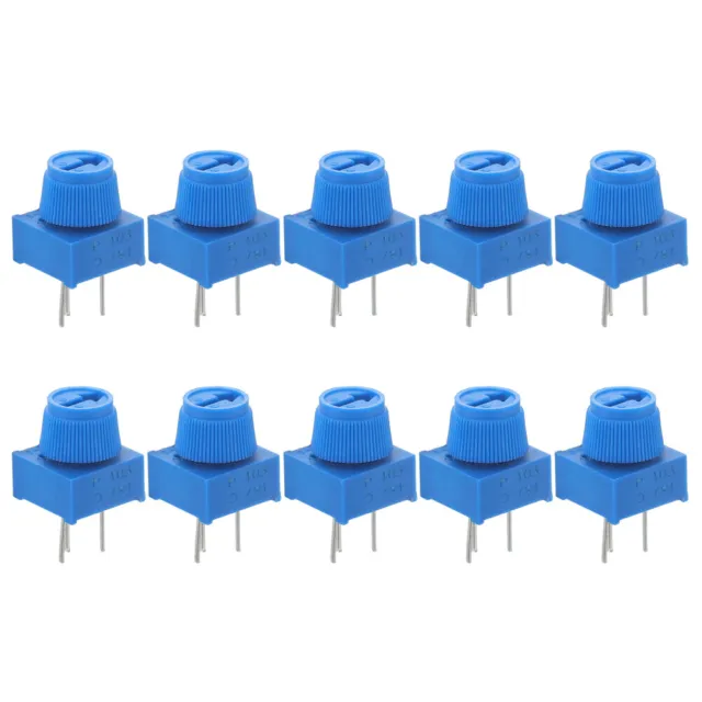 10 Pcs LCD Contrast Adjuster Resistor Adjustment Cap Potentiometer Decorate