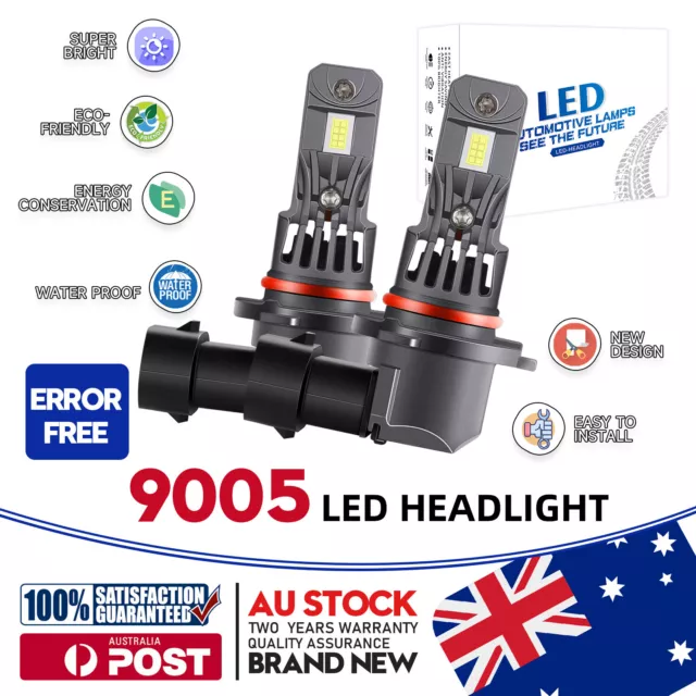 6000K 9005 HB3 Halogen LED Headlight Globe Bulb For Honda Accord Euro 09-10