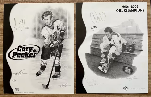 Lot Of 7 OHL Erie Otters Autographed Art Prints Brad Boyes Colaiacovo O’Marra 2