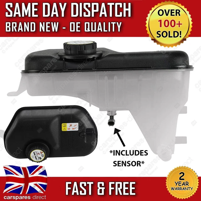 JAGUAR XF, XJ, SType 2.7 3.0 Radiator Coolant Expansion Header Tank