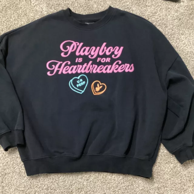 Playboy Pacsun Pullover Sweatshirt Women’s Size S Heartbreaker Valentine