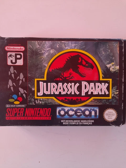 Jurassic Park Super Nintendo Snes Jurassic Park Super Nintendo Snes