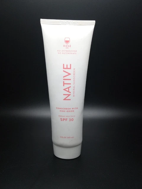 Native Mineral Sunscreen  w/ Zinc Oxide SPF 30 Rose 5 Fl Oz C24