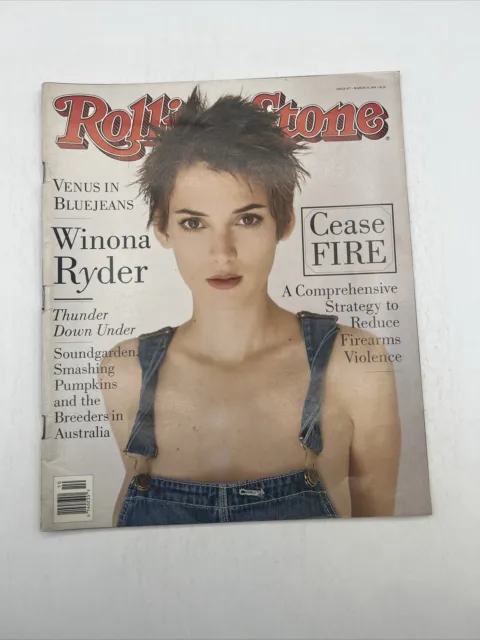 Rolling Stone Magazine Issue 677 March 10 1994 Winona Ryder Sound Garden