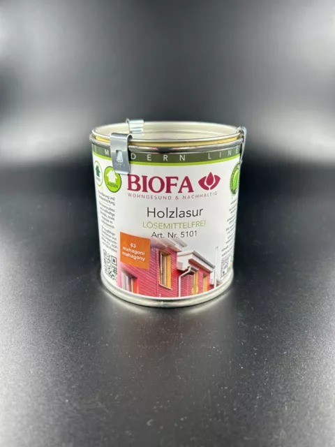 Biofa Holzlasur 5163, mahagoni, 375 ml