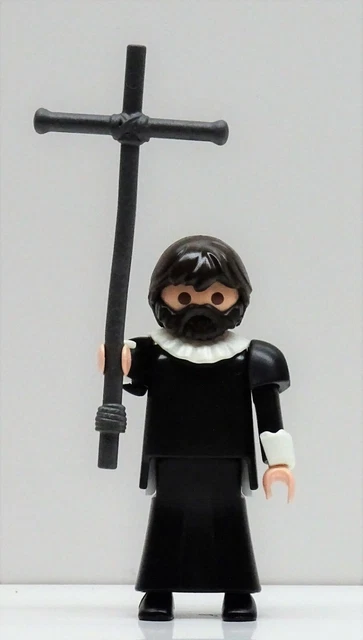 PLAYMOBIL FIGURA MONJE CISTERCIENSE REF 71398 CON CRUZ - 30/10/23 PLAYMOBIL FIGURA MONJE CISTERCIENSE REF 71398 CON CRUZ - 30/10/23