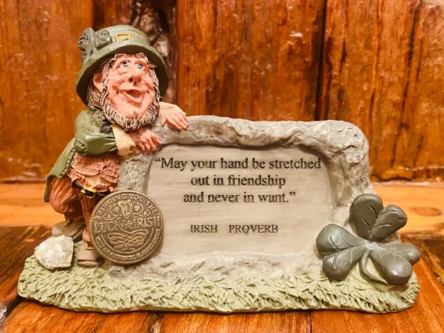 Irish Proverb Declan Finnian Figure, Free Uk P&P