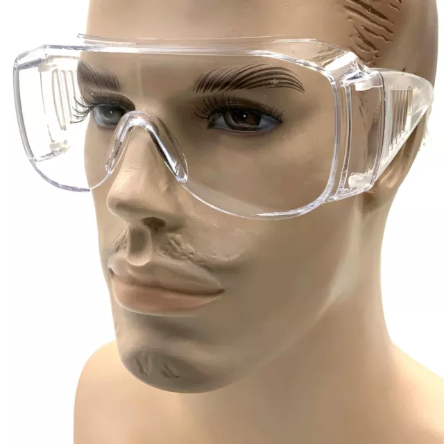 XXL Wide Vision Over Specs Shooting Safety Visitor Spectacle Glasses ANSI Z87.1