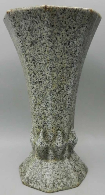 Art Deco French Enameled Cast Iron Vase