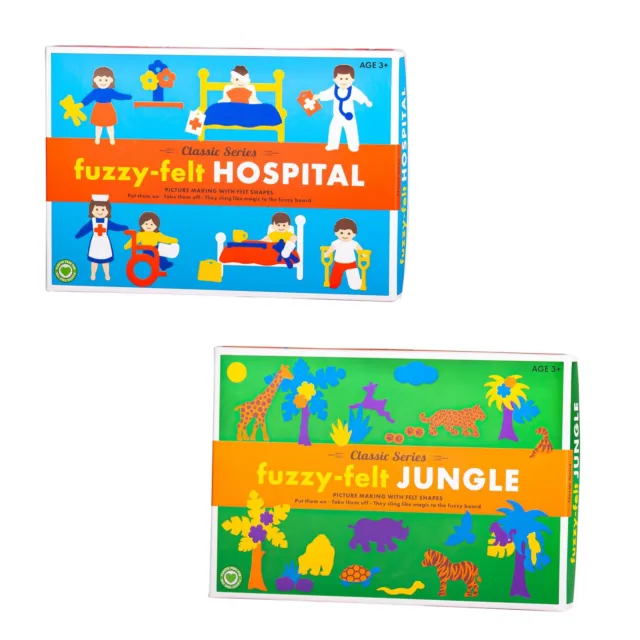 Fuzzy Felt Retro Jungle Hospital Serie Clásica