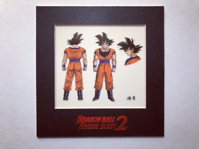 DRAGONBALL RAGING BLAST Limited Edition Laser Cel Goku Anime