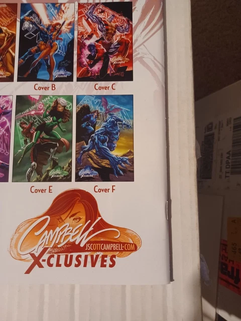 Uncanny X-Men (#1) Jscottcampbell X-Clusive Trade Dress Var C Ltd 2300 Copies Nm 11