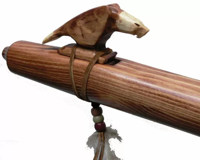 Authentic Native American EAGLE Flute handmade by Jonah Thompson in key of A