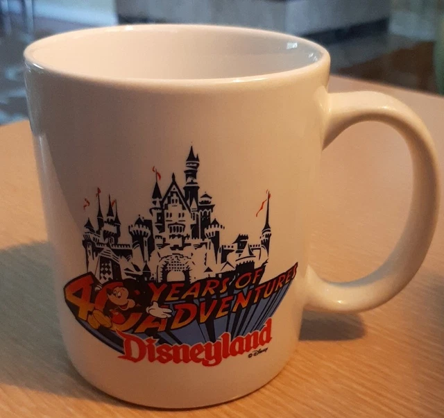 DISNEY SOUVENIR MUG Disneyland 40 Years Adventure, Mickey Magic Castle