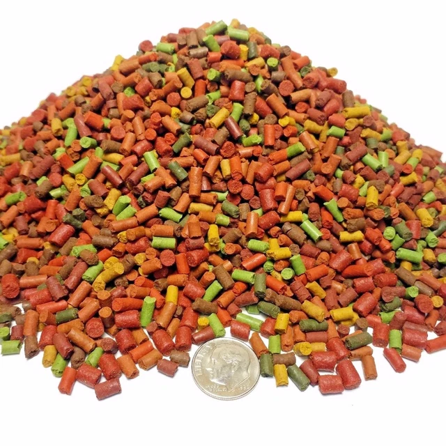 10-Type Mix of Krill, Earthworm, Blackworm, Brine Shrimp, Spirulina  GB-321