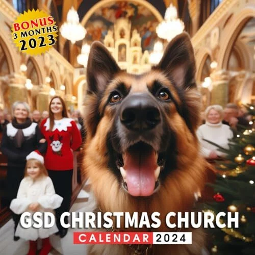 GSD CHRISTMAS CHURCH Calendar 2024 Jan 2024 to Dec 2024 Bonus 3 Months
