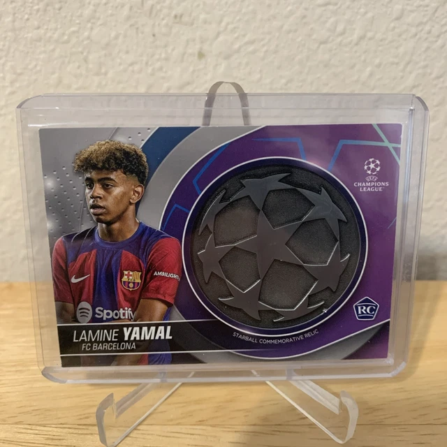 LAMINE YAMAL Starball Relic ROOKIE 2023-24 Ammiraglia UEFA Barcellona