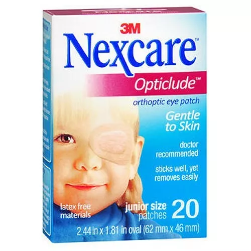 Nexcare Opticlude Orthoptic Eye Patches Junior 20 Doses Par Nexcare