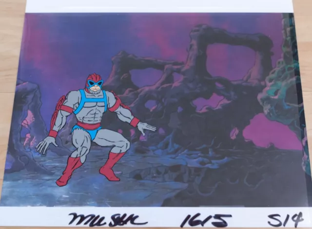 He-Man original vintage Filmation production Cel: STRATOS