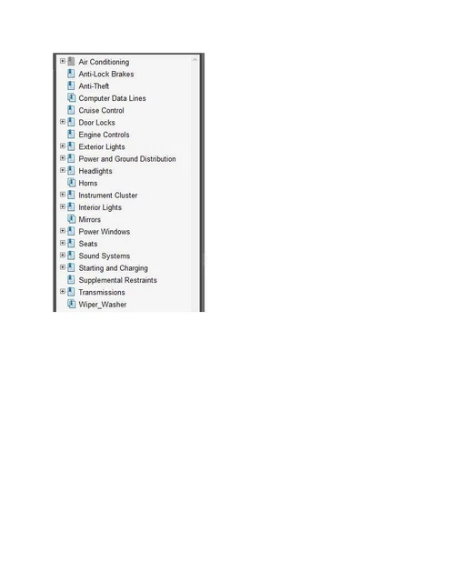 FORD F-250 1999 Color Wiring Diagram Schematic V8 7.3L DSL 2WD pdf $5.