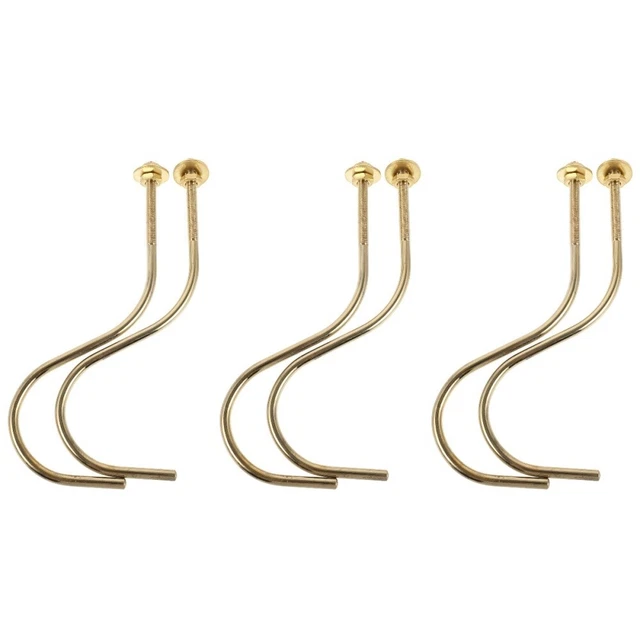 6 PCS POOL Rack Hooks Pool Table Rack Hook Billiard Hook Replaceable