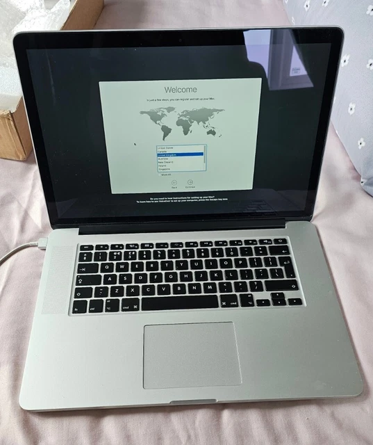 Apple Macbook Pro Retina 15" Mid 2015 2.2GHz Intel Core i7 16GB RAM 512GB SSD