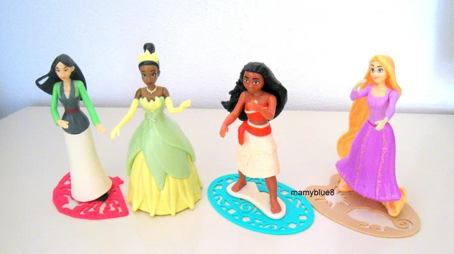 Kinder Maxi It 2023 - Set Completo Disney Princess  Vdd 4 Cartine 4Cards 4 Adesi