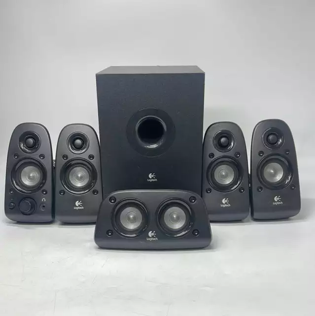 Logitech Z506 Surround Sound Home Theater Speaker System Black