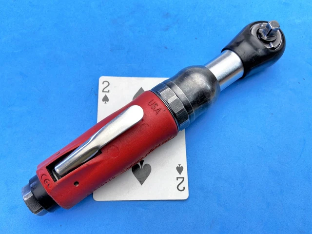 Snap on 1/4" Drive Soft Grip Mini Air Ratchet PTR200A 2