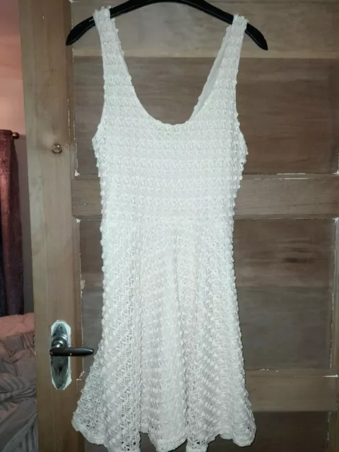 Topshop white sales crochet dress