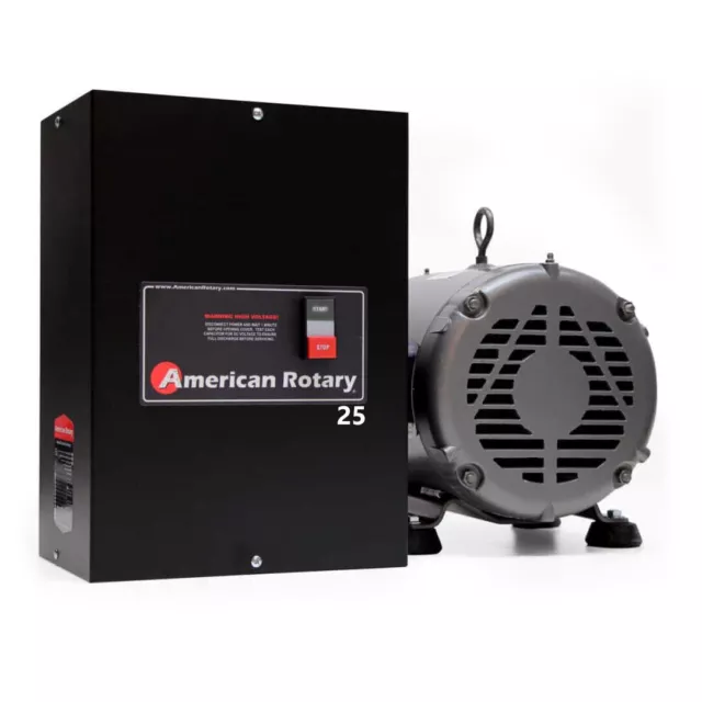 American Rotary Phase Converter AR25 - 25 HP 1 to 3 Three PH Made is USA