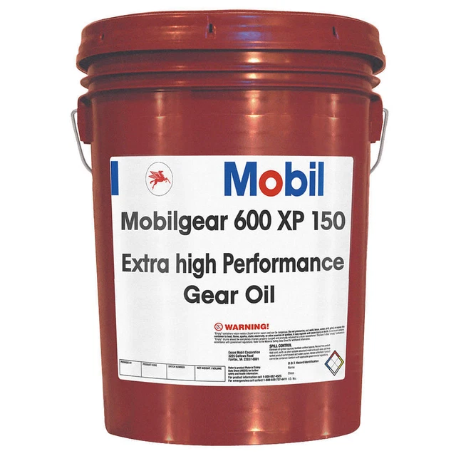 MOBIL 105880 Mobilgear 600 XP 150, Gear Oil, 5 gal