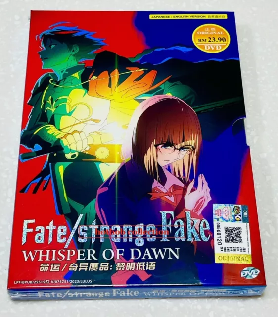 English dubbed of Fate/Strange Fake:Whisper of Dawn ~ Anime DVD Region 0