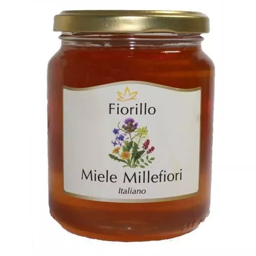 Miele Millefiori calabrese dal sapore pieno forte e corposo  500 g