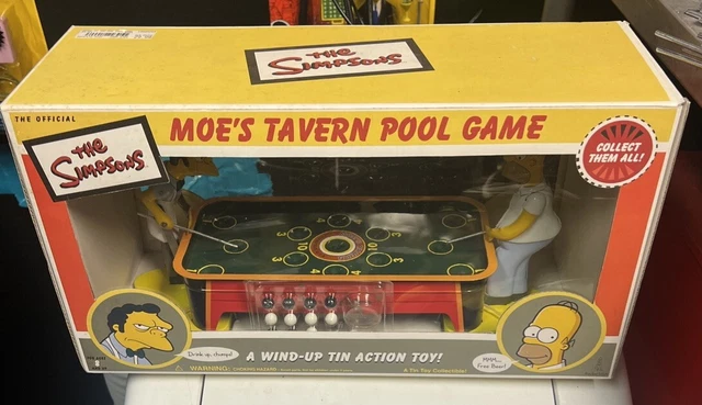THE SIMPSONS POOL Game Moe's Tavern in the original box