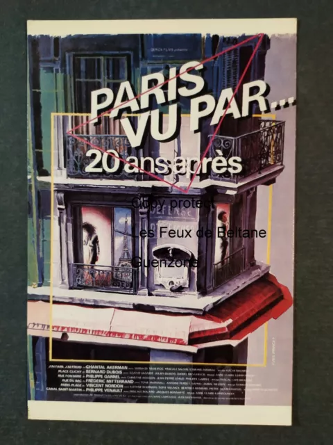 Film PARIS VU PAR ...20 ans aprés carte postale postcard