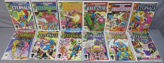 THE ETERNALS #1-12 Full Run (1st Phastos) Marvel 1985 1 2 3 4 5 6 7 8 9 10 11 12