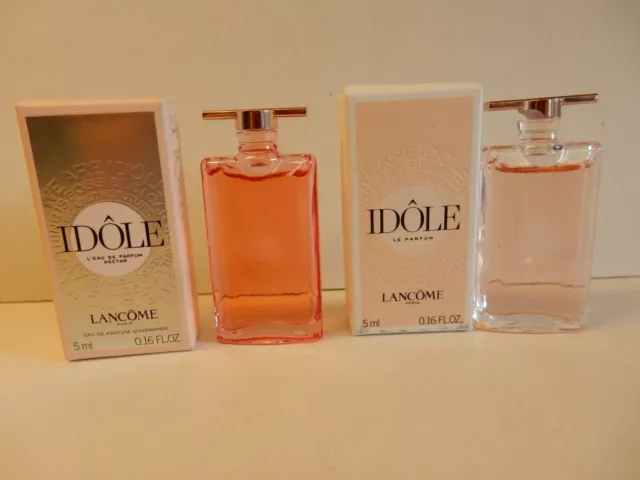 LANCOM  IDOLE - Le Parfum + IDOLE L'eau de Parfum Nectar 2 Miniaturen à 5 ml NEU