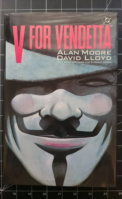 V for Vendetta 1990 1st Print Edition Moore DC Comics TPB Hardcover 1 OOP GN HC