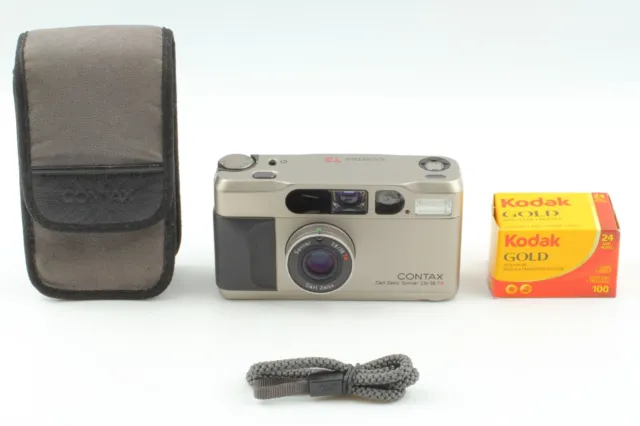 ALL WORKS [TOP MINT] Contax T2 Titan 35mm Point & Shoot Film Camera From JAPAN 2