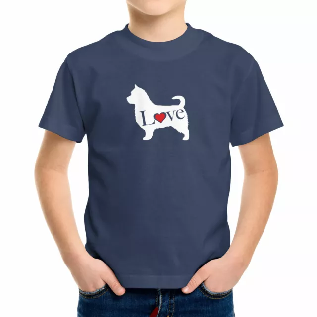 Love Australian Terrier Dog Toddler Kids Tee Youth T-Shirt Doggy Aussie Norfolk